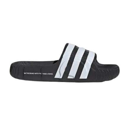 Adidas Men's Adilette 22 Slides - Core Black / Cloud White