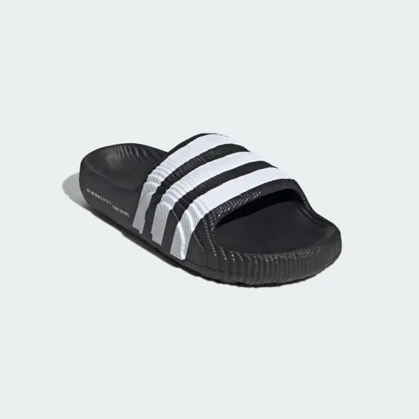 Adidas Men's Adilette 22 Slides - Core Black / Cloud White