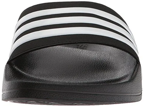 adidas Men's Adilette Shower Slides, Black/White/White, 11