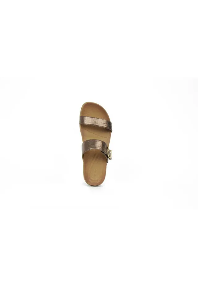 Aetrex Women Mimi Sandal Bronze