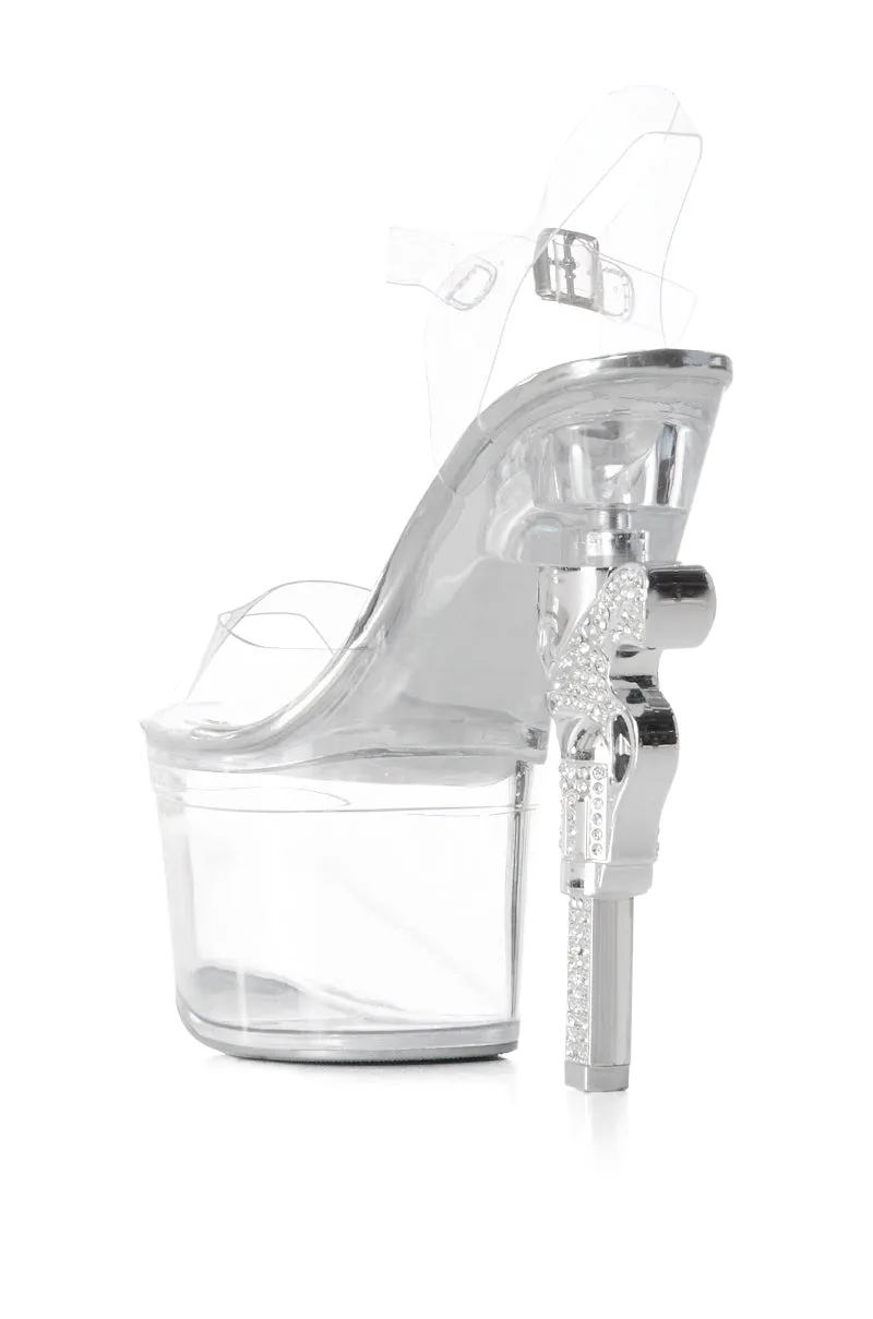 AZALEA WANG MADELLE SILVER SANDAL