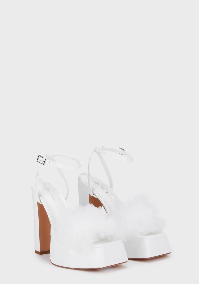 Colada Platform Heels - White