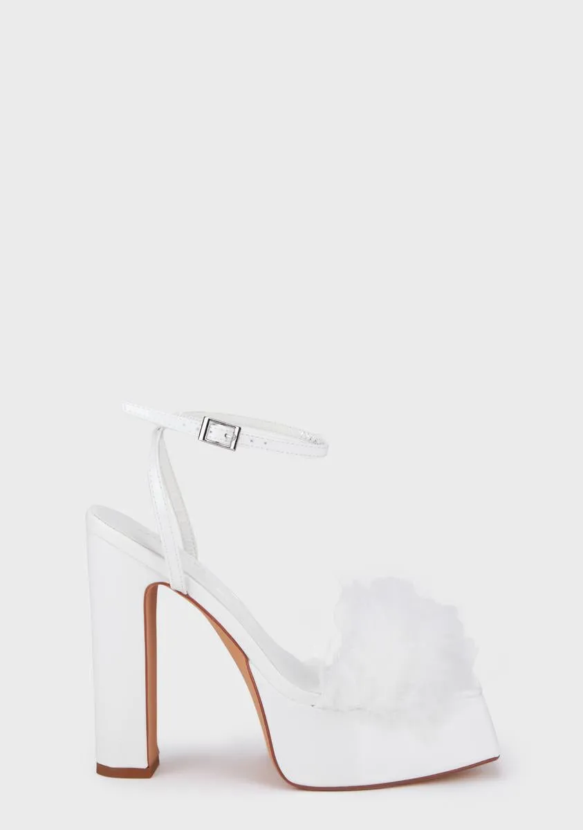 Colada Platform Heels - White