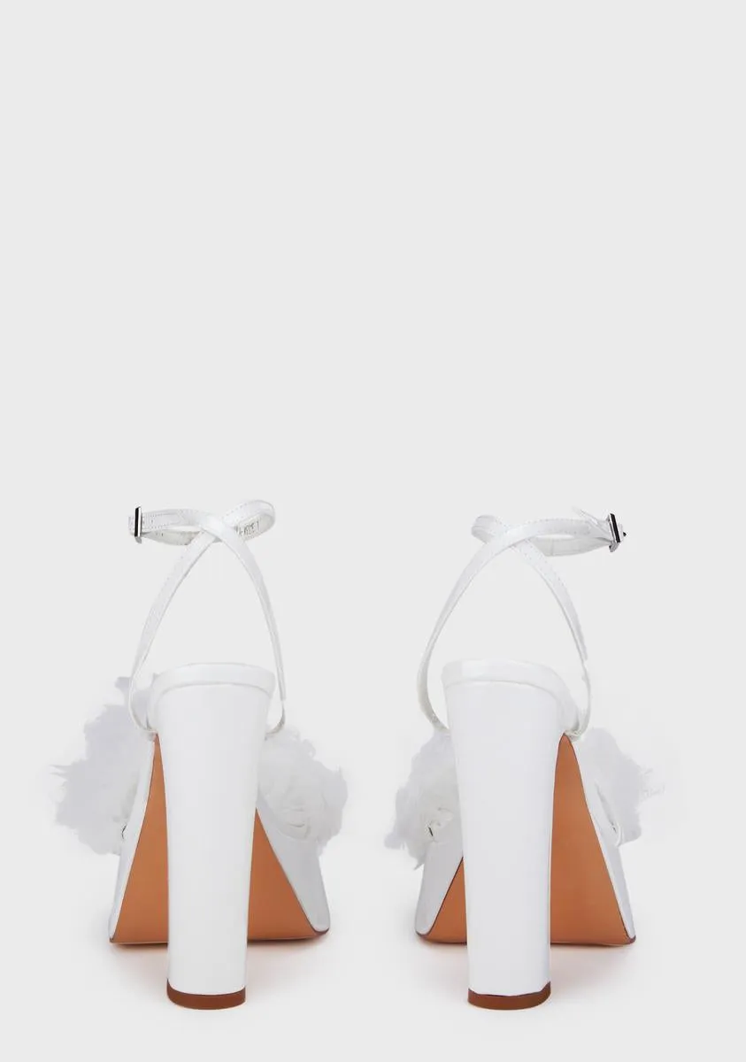 Colada Platform Heels - White