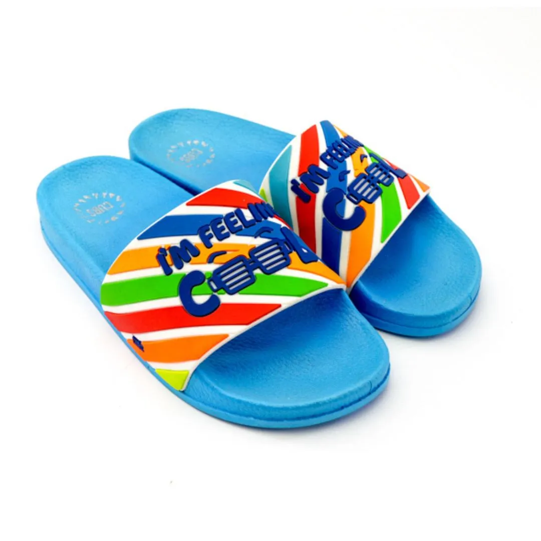 Cool Dude Stripes Slides