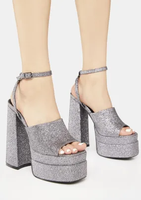 Disco Feelings Platform Heels