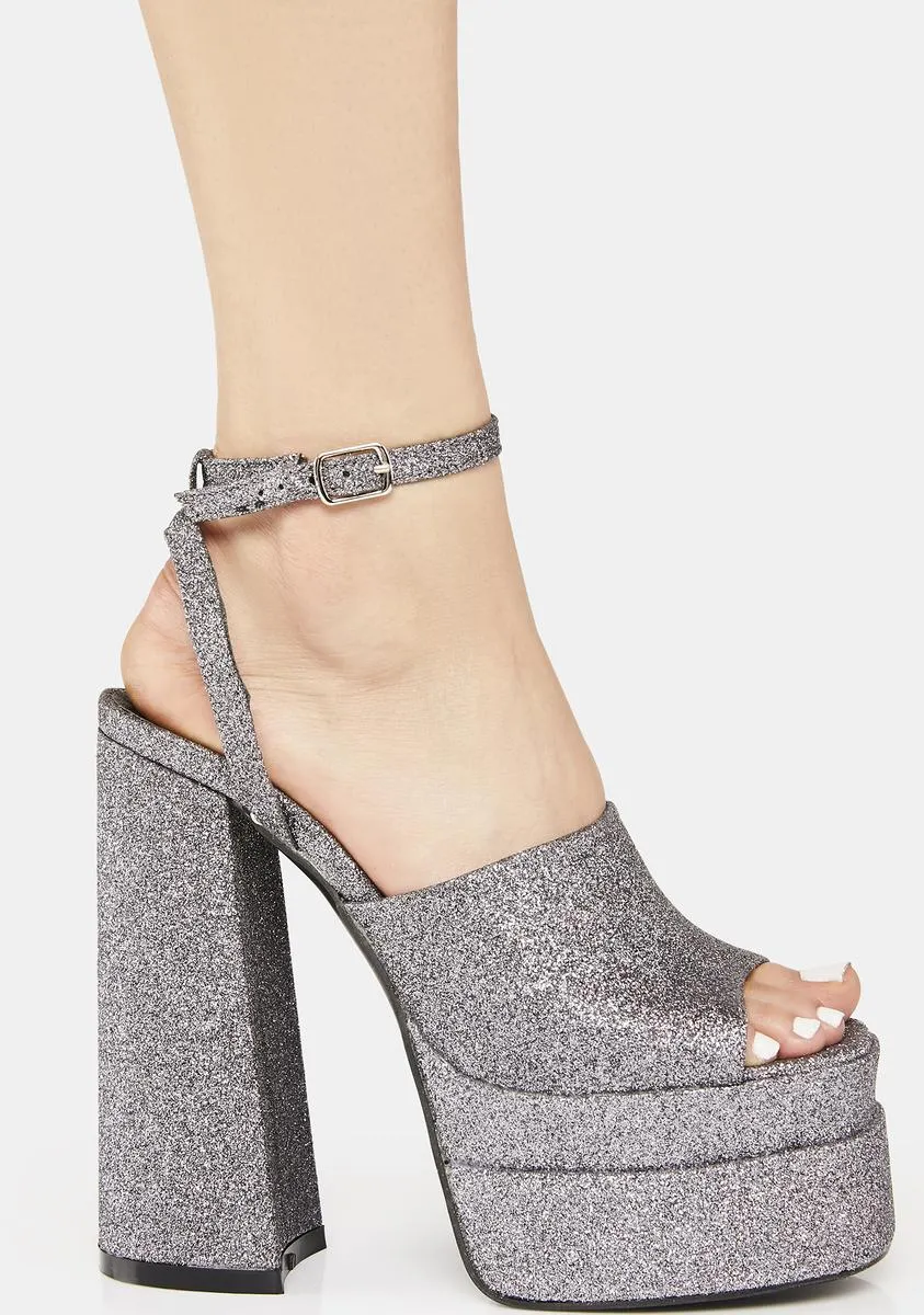 Disco Feelings Platform Heels