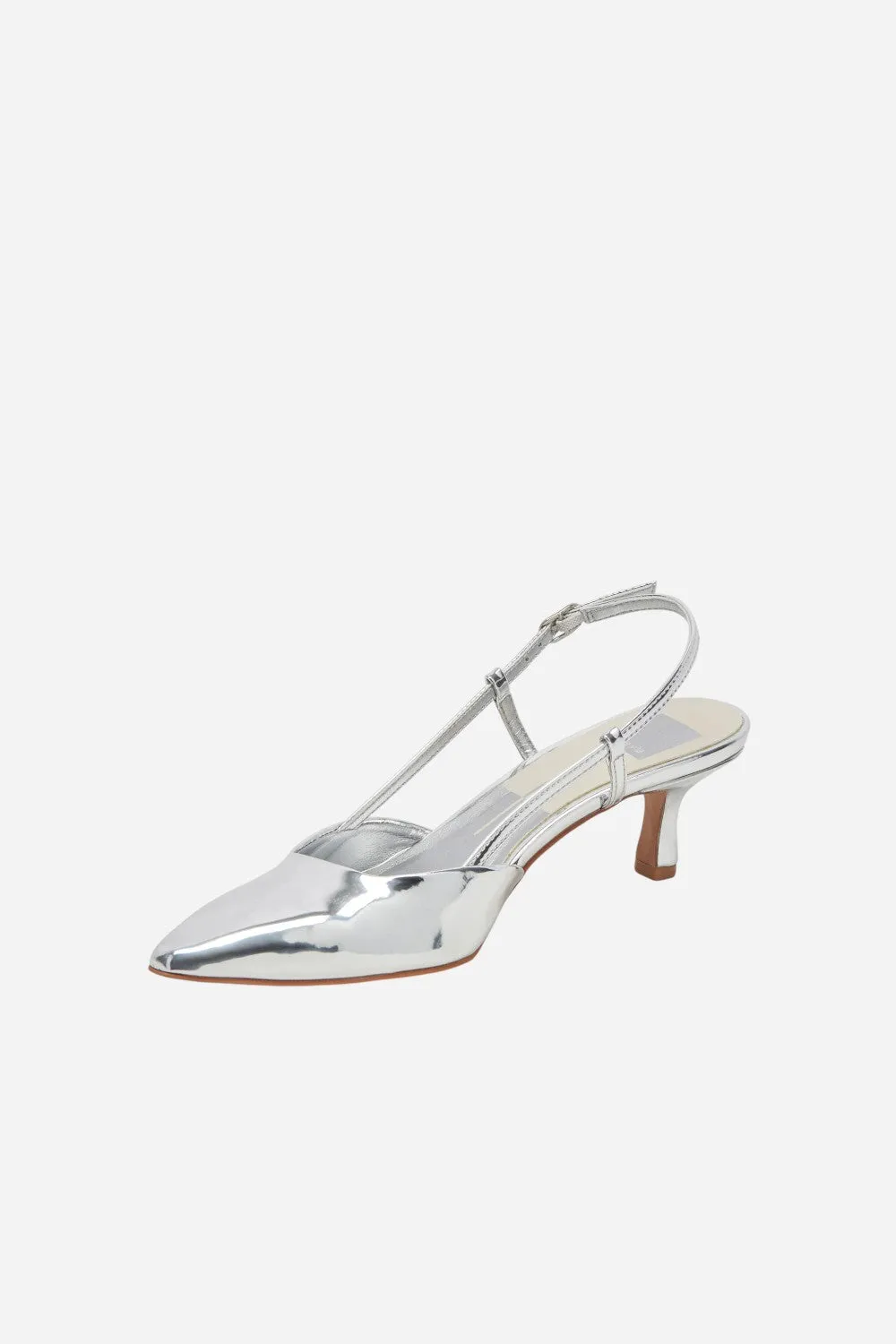 Dolce Vita Odela Heels in Silver Stella