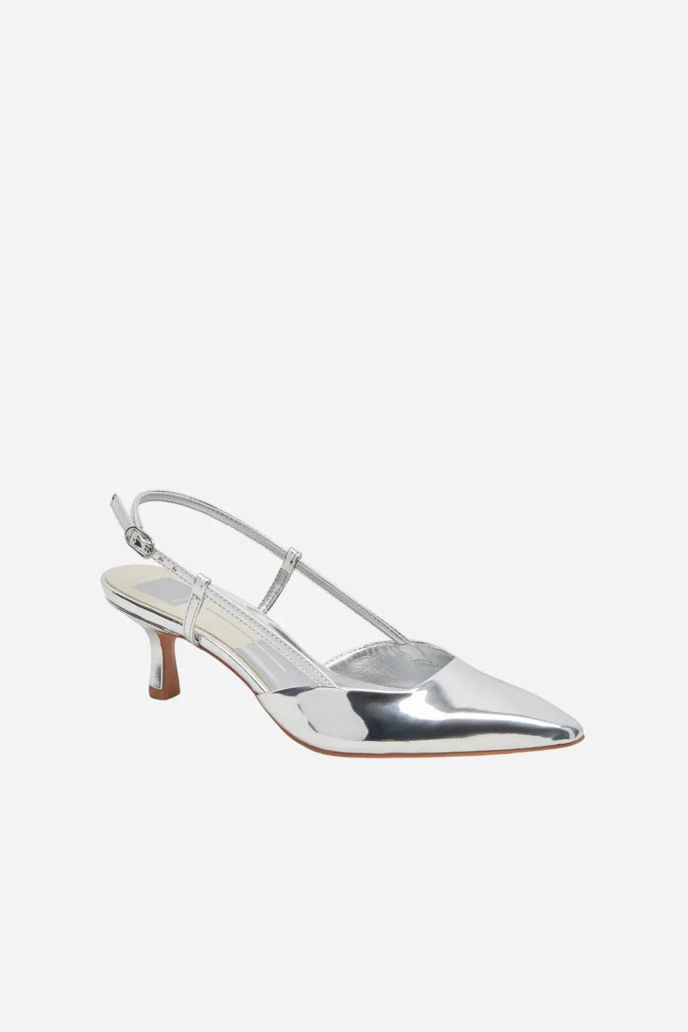 Dolce Vita Odela Heels in Silver Stella