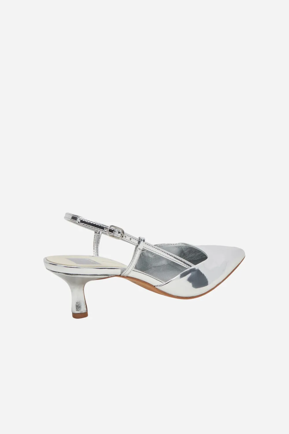 Dolce Vita Odela Heels in Silver Stella