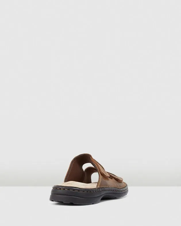 HUSH PUPPIES SLIDER - BROWN