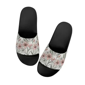 Japan Floral Mens Slide Sandals