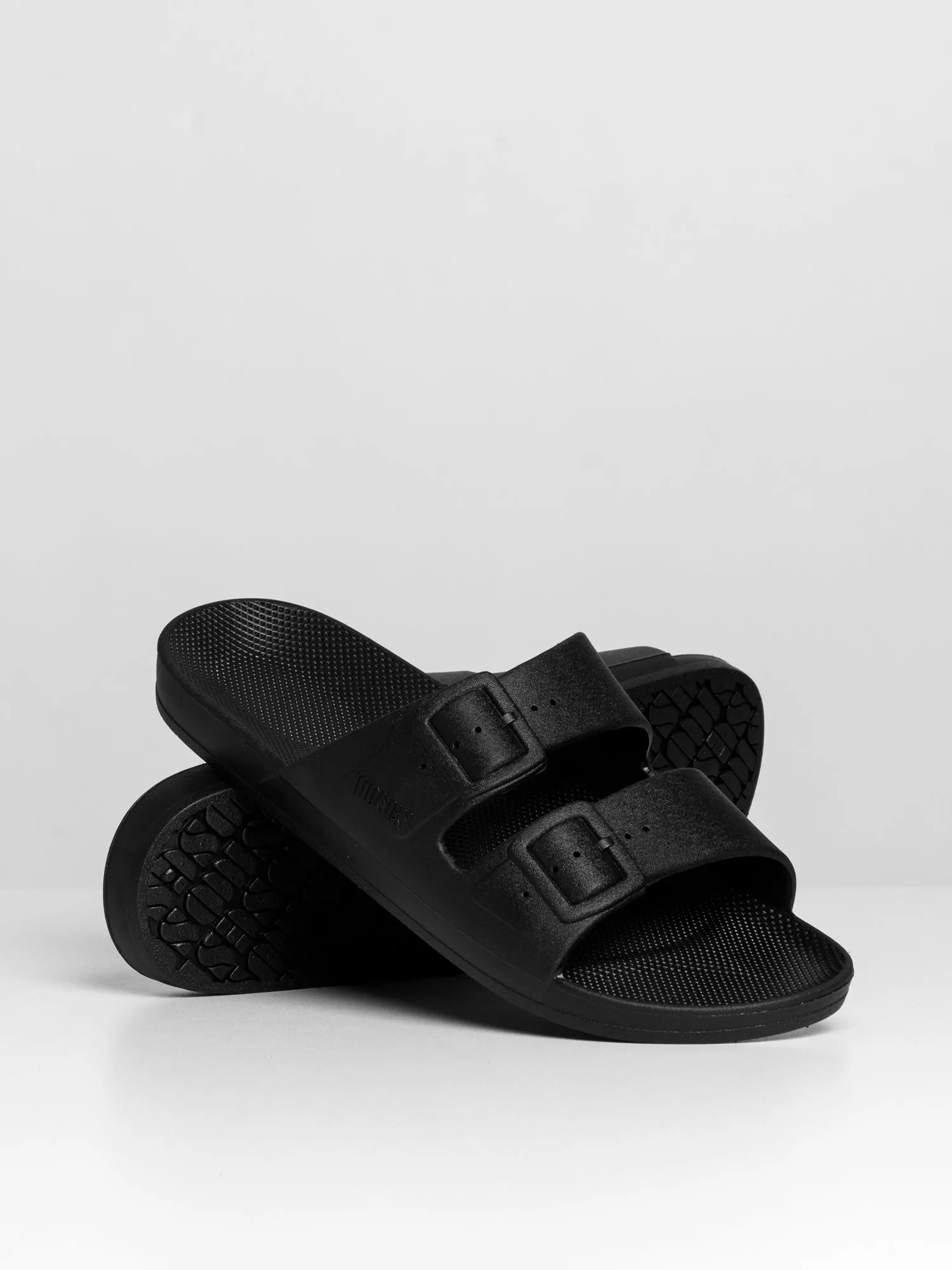 MENS FREEDOM MOSES FREEDOM BLACK SANDAL - CLEARANCE