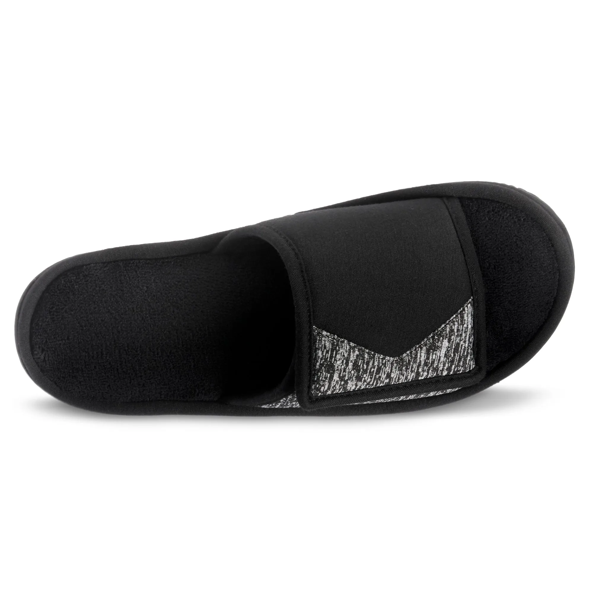 Men's Miles Adjustable Slide Slippers with Sport Knit and Memory Foam