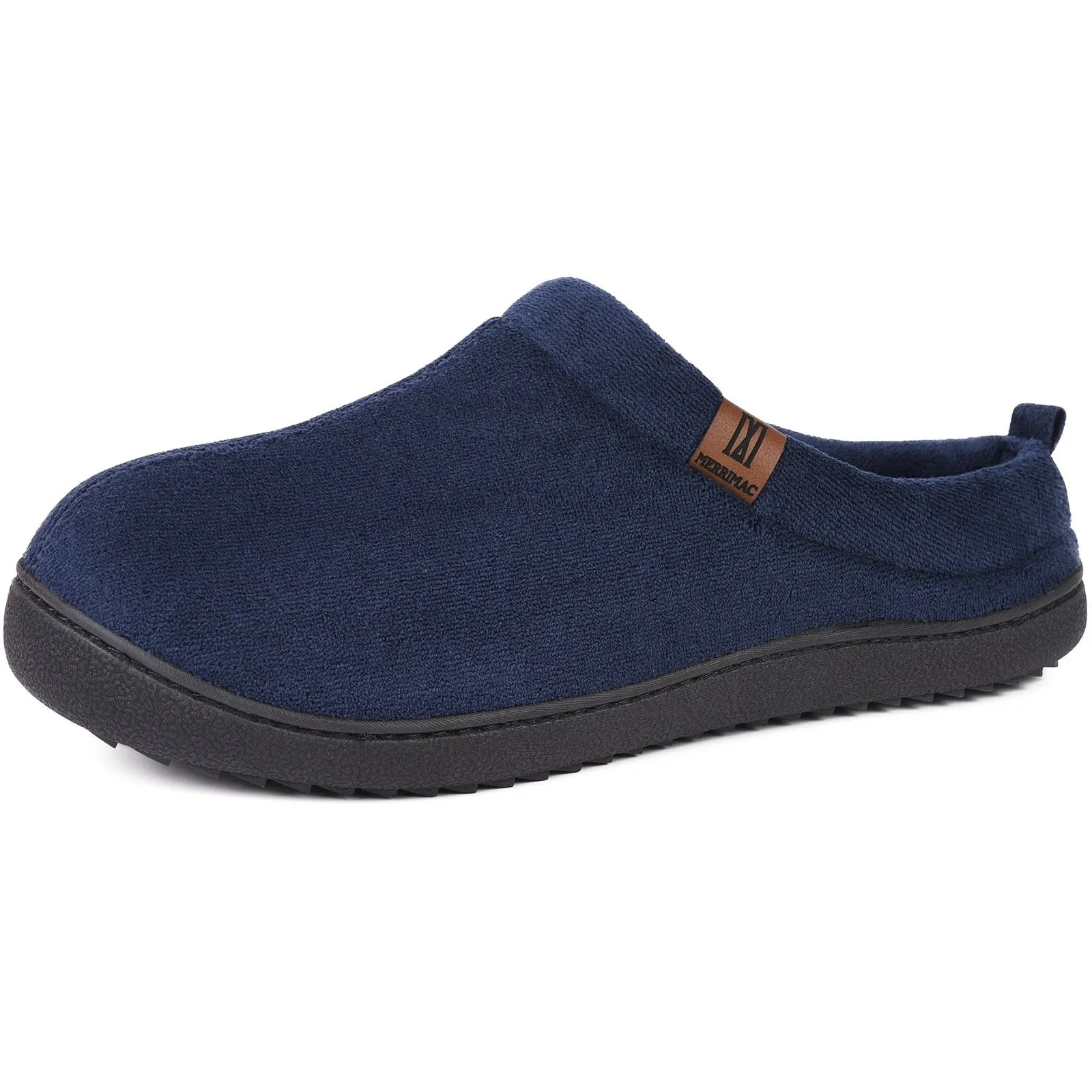 Men's  Wool-Like Knit Memory Foam Slippers