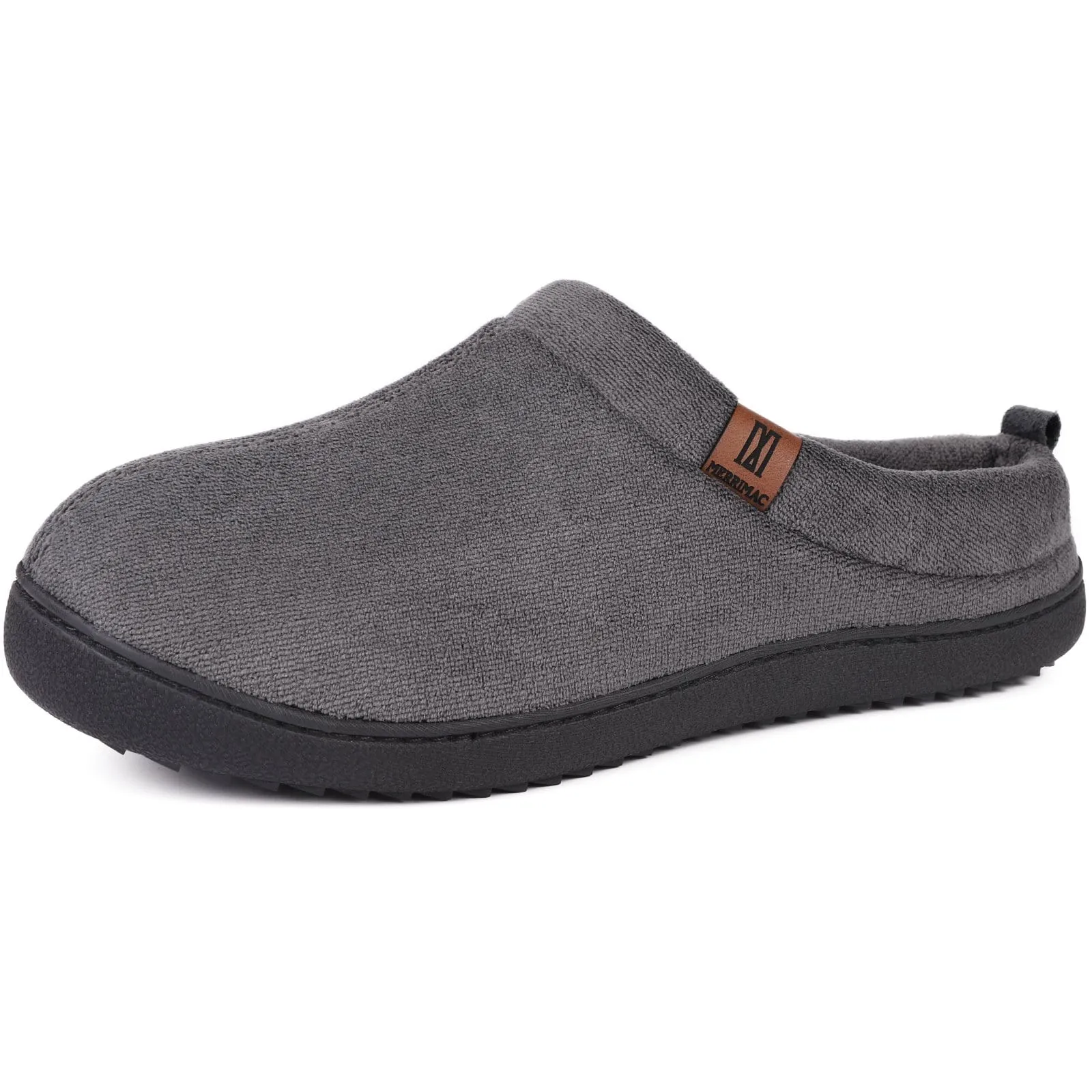 Men's  Wool-Like Knit Memory Foam Slippers