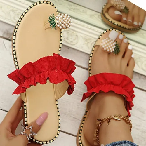 Pineapple Pearl Flat Toe