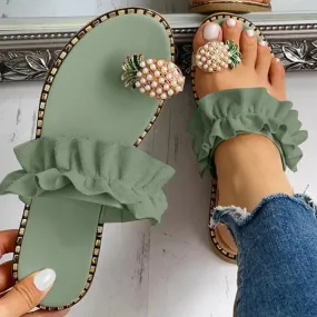 Pineapple Pearl Flat Toe