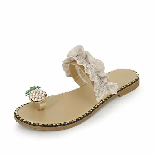 Pineapple Pearl Flat Toe