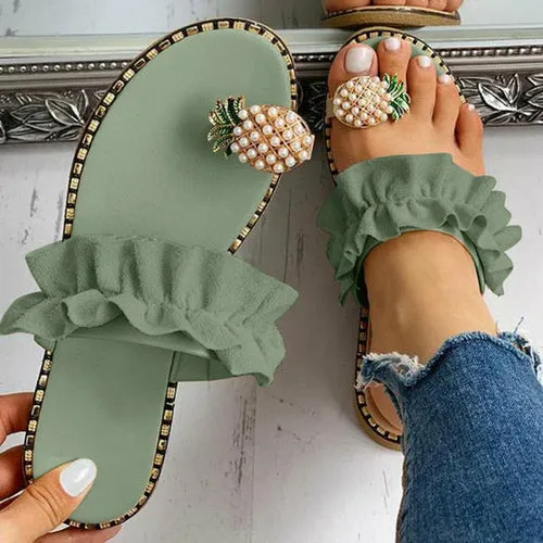 Pineapple Pearl Flat Toe