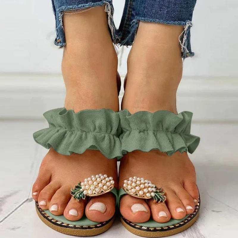 Pineapple Pearl Flat Toe