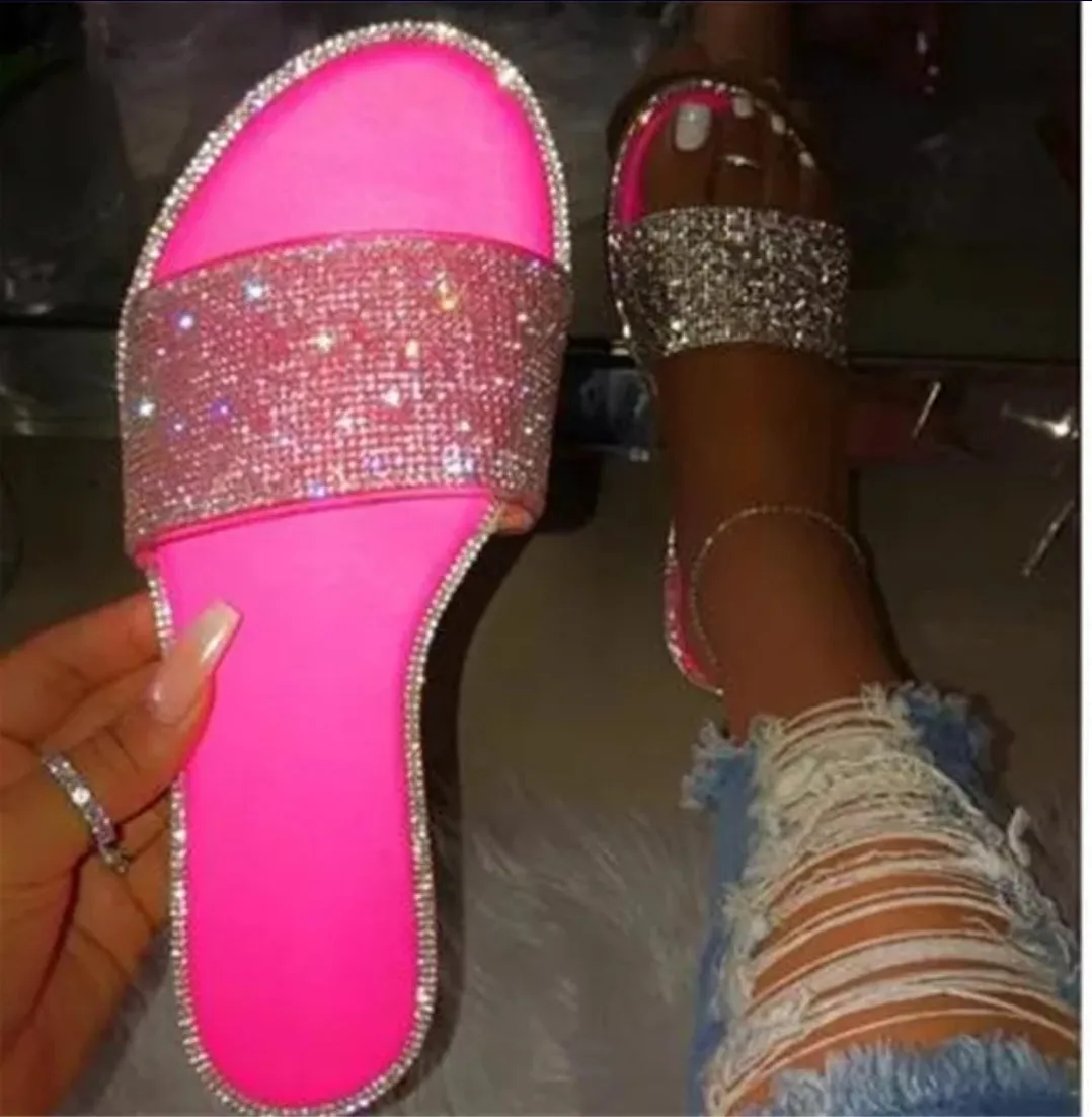 Pinky Bling Slides