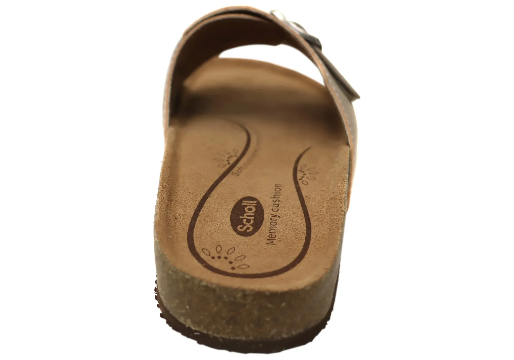 Scholl Orthaheel Brine Womens Comfortable Slides Sandals