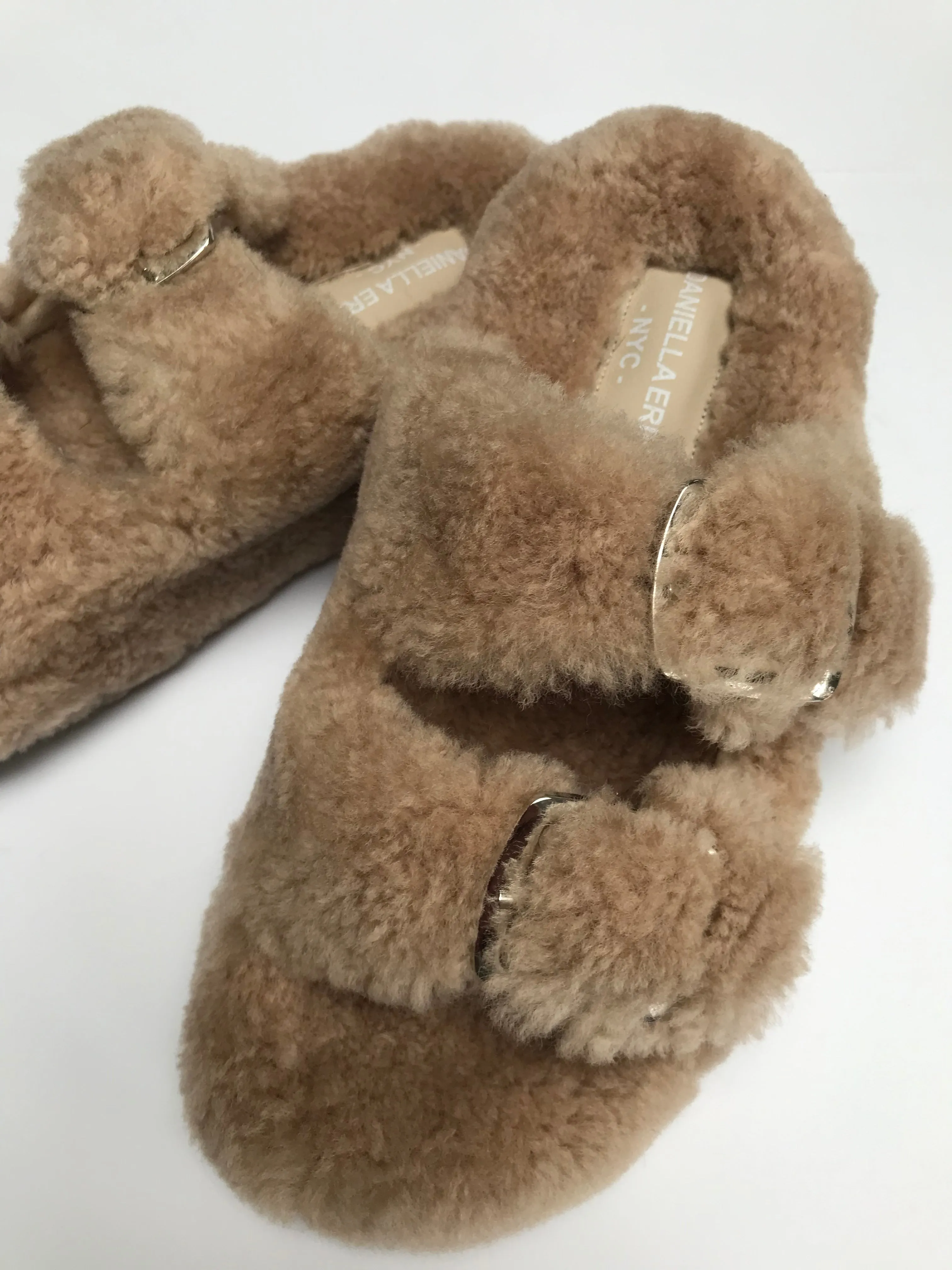 Shearling Slides