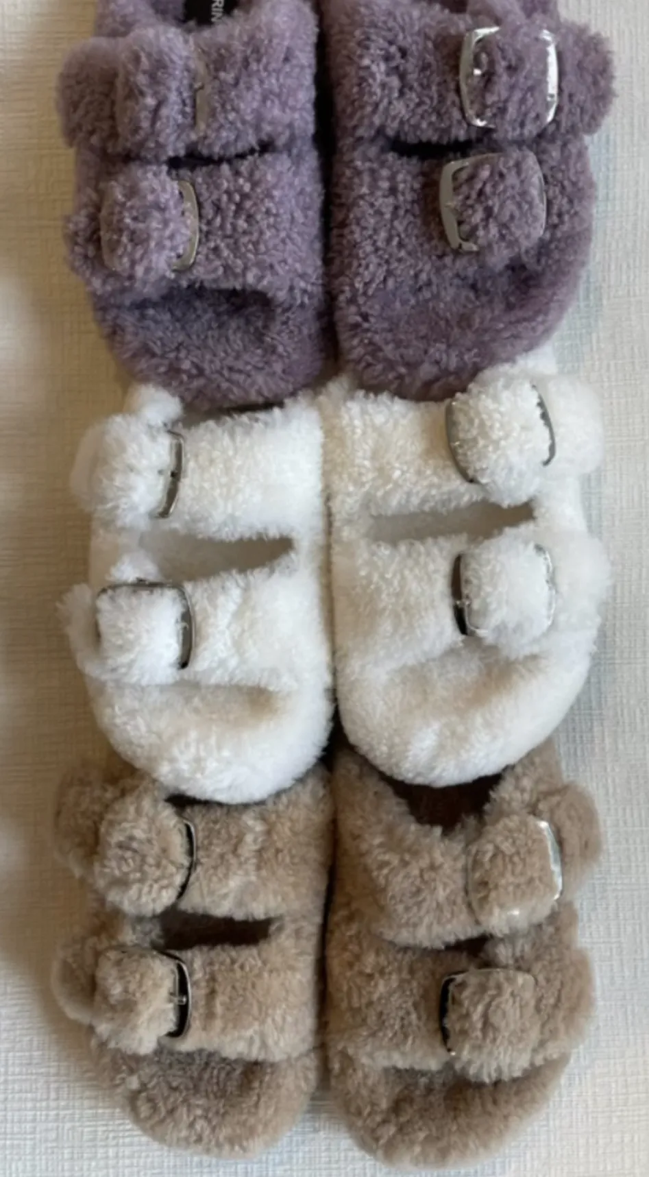 Shearling Slides