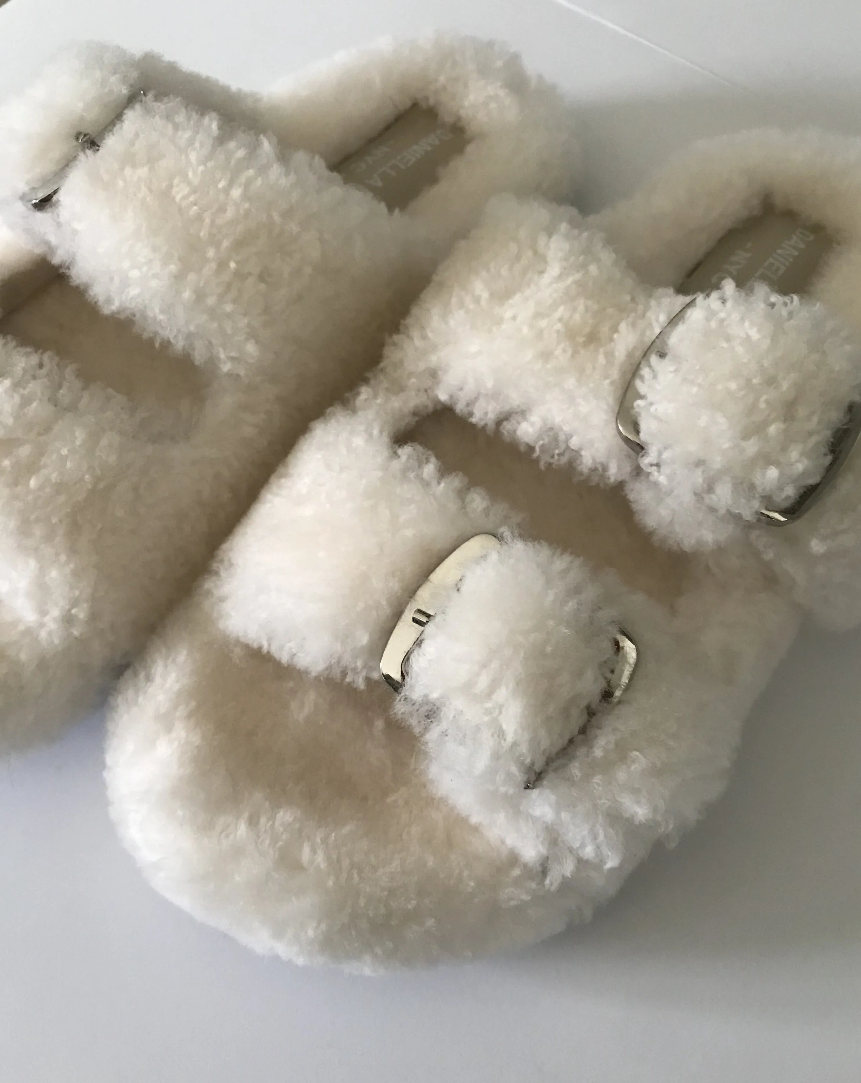 Shearling Slides