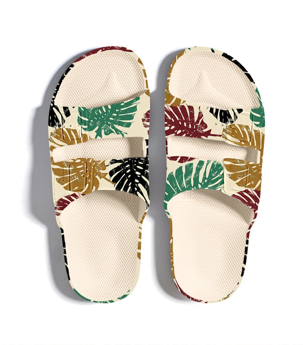 Slippers Freedom Moses Monstera Multi Stone