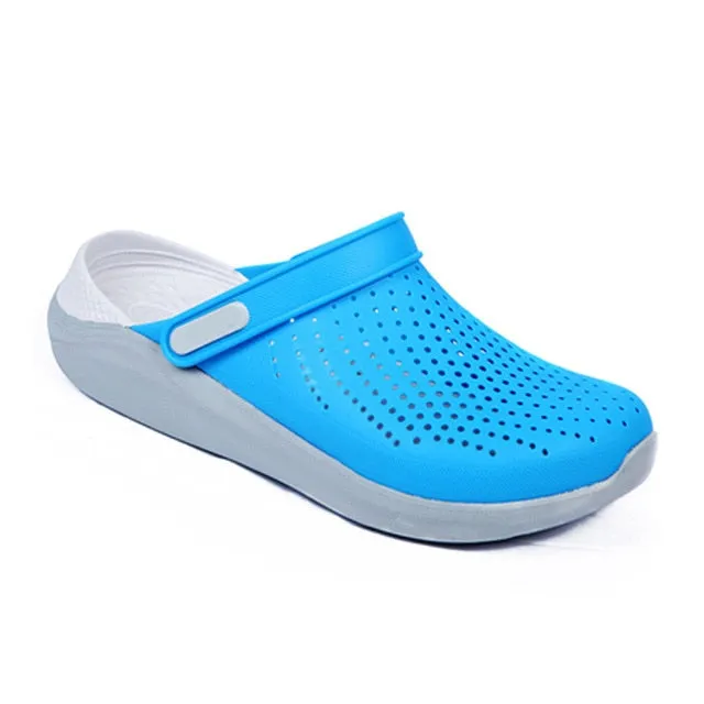 Women Mens Summer Casual Slippers Light Breathable Swimming Walking Beach Sports Flip Flops Soft Sandals Anti-slip Water Shoes