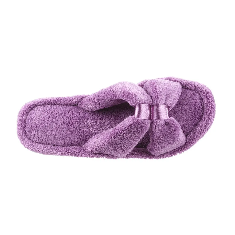 Women’s Microterry with Satin X-Slide Slippers