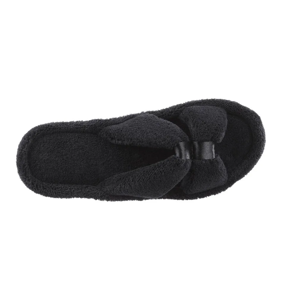 Women’s Microterry with Satin X-Slide Slippers