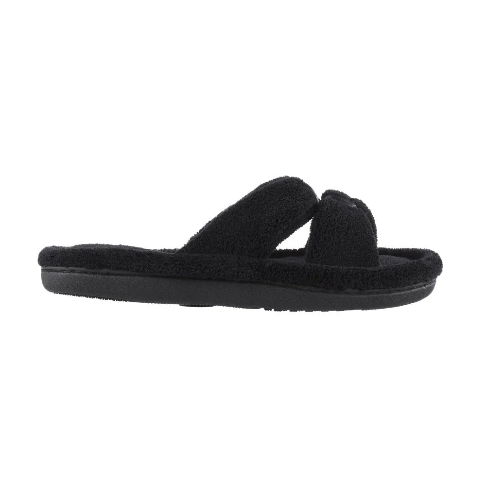 Women’s Microterry with Satin X-Slide Slippers