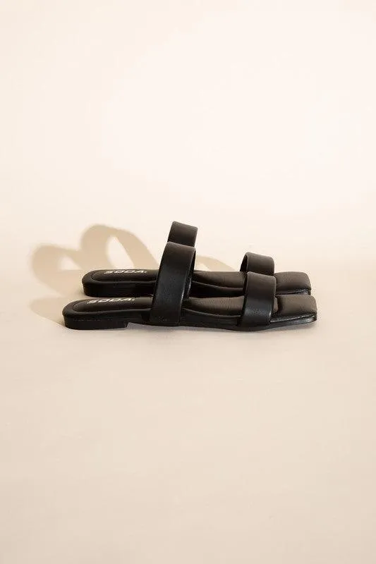 Womens Ramsey Double Strap Slides