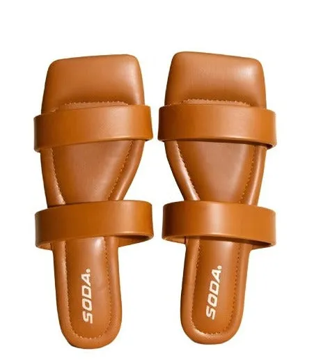 Womens Ramsey Double Strap Slides